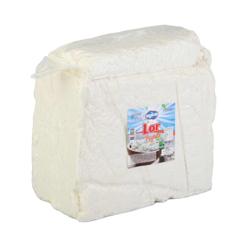 10 kg Yağsız Lor Peyniri(Vakumlu)