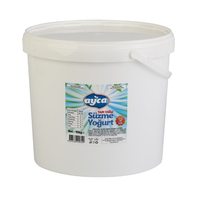 10 kg Tam Yağlı Süzme Yoğurt