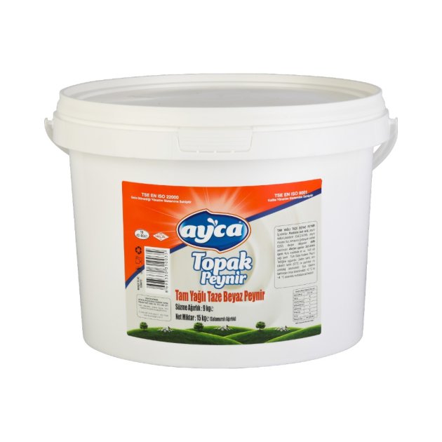 9 kg Tam Yağlı Topak Peynir