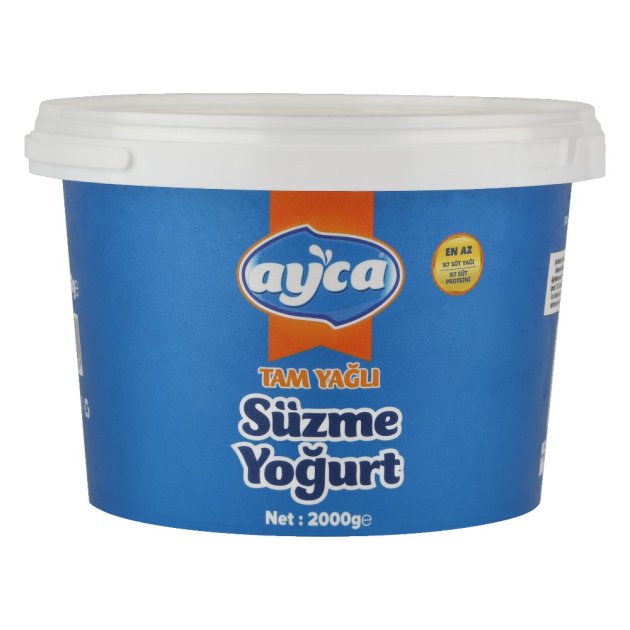 2 kg Tam Yağlı Süzme Yoğurt