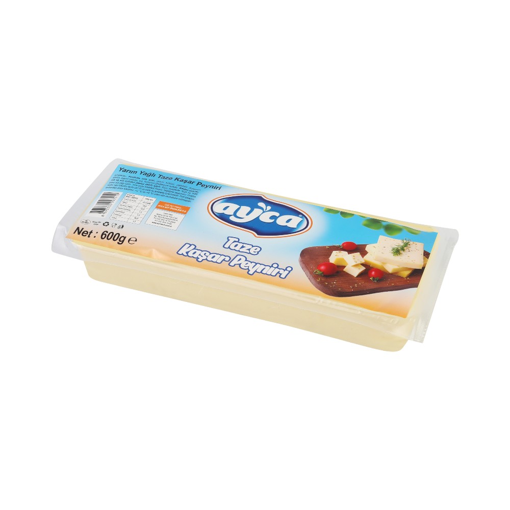 600 gr Yarım Yağlı Taze Kaşar Peyniri